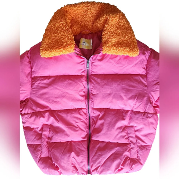 Urban Outfitters Pink Puffer Coat - Picture 4 of 13